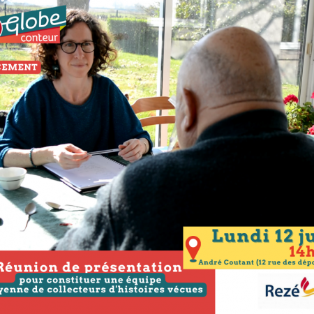 Lancement d'une nouvelle équipe citoyenne à Rezé (44) avec GlobeConteur